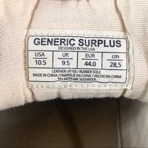 Generic Surplus Men’s Gray Suede Chukka Boots 10.5 main image 6